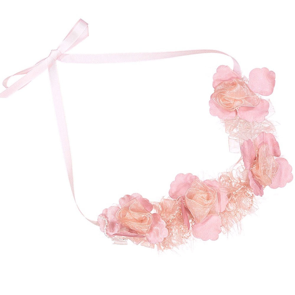 Light Mauvy-Pink Flower Headband